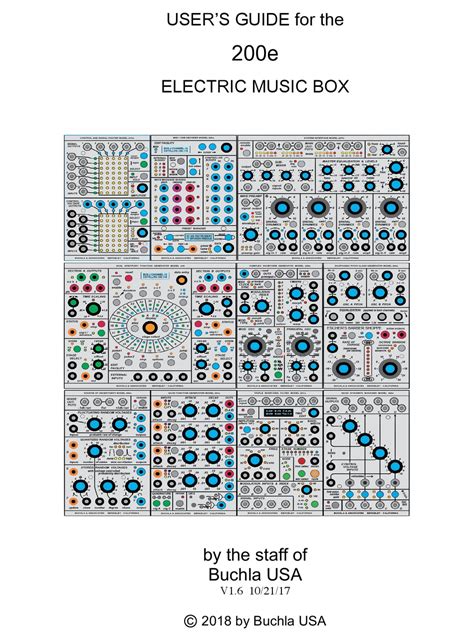 buchla 200e electric music box|buchla 200e series manual.